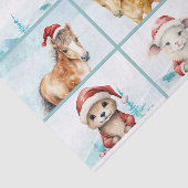 キュートポニーオッターキツネベアーラムメリークリスマス 薄葉紙 (詳細)