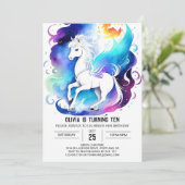 キュートポニーパレード誕生日 招待状 (スタンド正面)