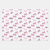 キュートポニーラッピング紙 ラッピングペーパーシート (正面)