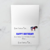 キュートポニー誕生日カード – 10誕生日カード カード (内部)