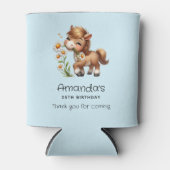 キュートポニー食べデイジーパーティー 缶クーラー (正面)