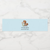 キュートポニー食べデイジー誕生日 ペットボトルラベル (シングルラベル)