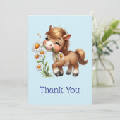 キュートポニー食べデイジー サンキューカード (スタンド正面)