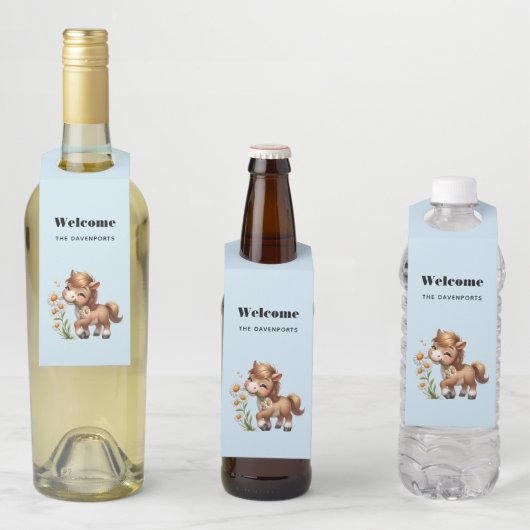 キュートポニー食べデイジー ボトルネックタグ (インサイチュ)