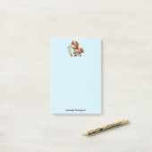 キュートポニー食べデイジー ポストイット (デスク上)