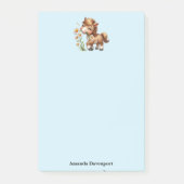 キュートポニー食べデイジー ポストイット (正面)