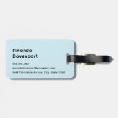 キュートポニー食べデイジー ラゲッジタグ (裏面横)