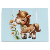 キュートポニー食べデイジー ラージペーパーバッグ (正面)