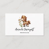 キュートポニー食べデイジー 名刺 (正面)