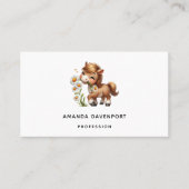 キュートポニー食べデイジー 名刺 (正面)