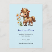 キュートポニー食べデイジー 案内ポストカード (正面)