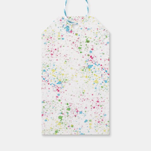 キュートポプシリカスタムス誕生日メッセージカード ギフトタグ (裏面)