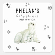 キュートポーラベア差出人住所クラシック