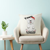 キュートポーラーベアークリスマス装飾用クッション クッション (椅子)