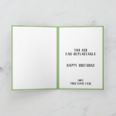 キュートマおもしろいイズコーンプンプンシカンハッピーバースデー サンキューカード (内部)