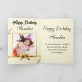 キュートマおもしろいイズハッピーバースデー カード (内部)