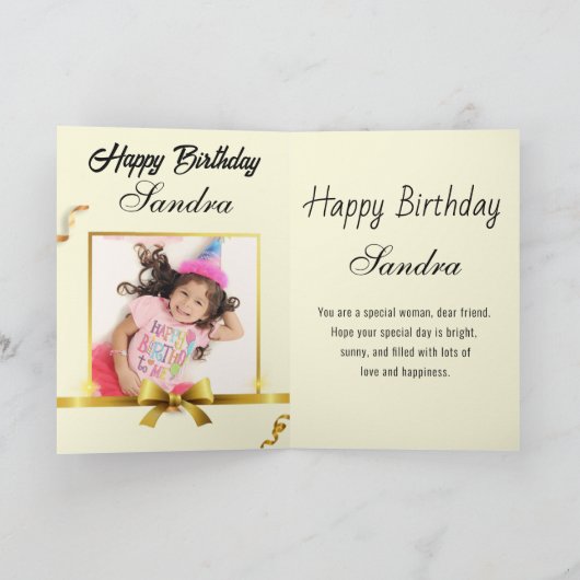 キュートマおもしろいイズハッピーバースデー カード (内部)