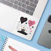 キュートマイニングマイニングマイニングコレクションこうもりテーマ シール (ノートパソコンとiPhone)