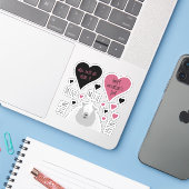 キュートマイニングマイニングマイニングシープテーマ シール (ノートパソコンとiPhone)