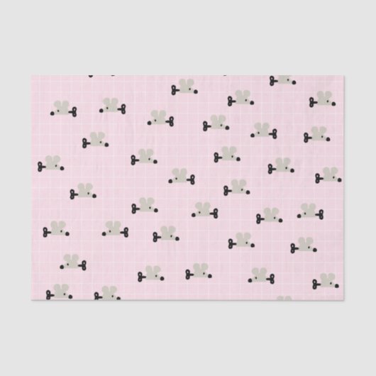 キュートマウス玩具ティッシュペーパー 薄葉紙 (正面)