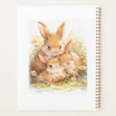 キュートマザーアンドベビーウサギプランナー プランナー手帳 (裏面)