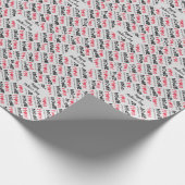 キュートマザーズおもしろいデイギャグママモードカスタム ラッピングペーパー (角)