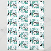 キュートマザーズデイフローラレッドローゼスクラップブック紙 (裏面)