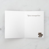 キュートマザーズデイホリデーラクーン カード (内部)