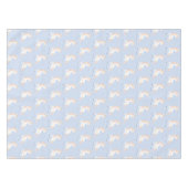 キュートマジカルユニコーンパステルピンクパープル金ゴールド テーブルクロス (正面(横))