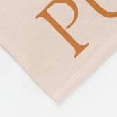 キュートマズリルカボチャベビー フリースブランケット (角)