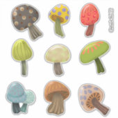 キュートマッシュルームエバーコレクション シール (正面)