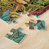 キュートマッシュルームハウスイラストレーション ジグソーパズル (側面)