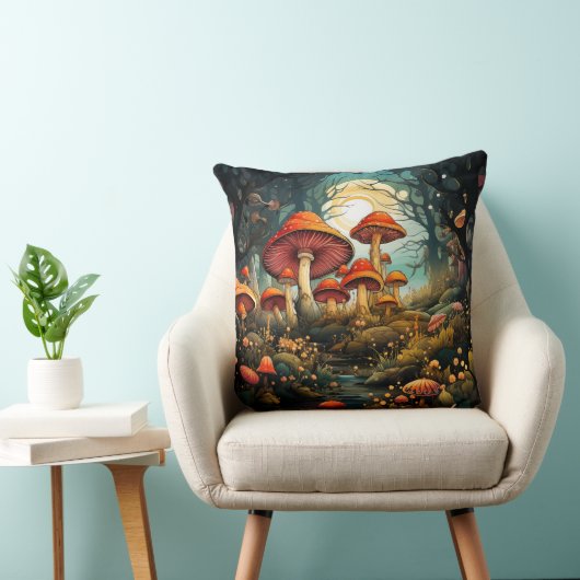 キュートマッシュルーム装飾用クッション クッション (椅子)