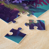 キュートマッシュルーム鹿ファンタジーアートジグソーパズル ジグソーパズル (側面)