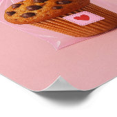 キュートマフィンアートプリントコージーキッチンベーカリーウォール ポスター (角)