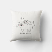 キュートママベアアンドベビー クッション (裏面)