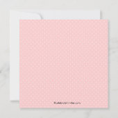 キュートマム&ベビーバードベビーシャワー招待状 招待状 (裏面)