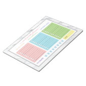 キュートマーブルデイリープランナー ノートパッド (アングル)