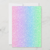 キュートマーメイドアンダーザシー誕生日招待状 招待状 (裏面)