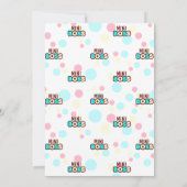 キュートミすごいニボス男の赤ちゃんシャワー 招待状 (裏面)