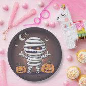 キュートミイライラストレーションハロウィーン紙プレート ペーパープレート (パーティー)