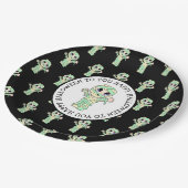 キュートミイラハローウィンパーティ ペーパープレート (アングル)