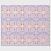 キュートミニフラワーリース ラッピングペーパー (フラット)