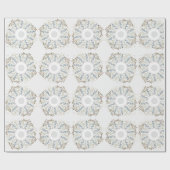 キュートミニフローラリース ラッピングペーパー (フラット)