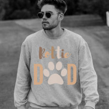 キュートミニマリストドッグロッティロットワイラーパパ