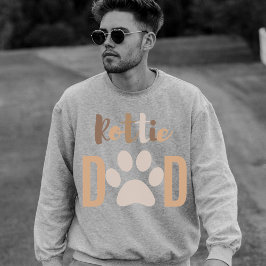 キュートミニマリストドッグロッティロットワイラーパパ Tシャツ