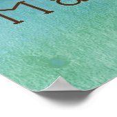 キュートムースホリパーソナライズされたデイ ポスター (角)