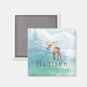 キュートムースホリパーソナライズされたデイ マグネット (正面/裏面)