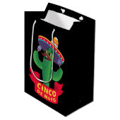 キュートメキシカンカボスシンコデマヨパーティー ミディアムペーパーバッグ (正面アングル)