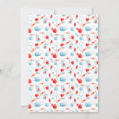 キュートメディカルナース卒業招待状 招待状 (裏面)